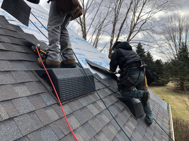 Roofers On Pitch Hopper